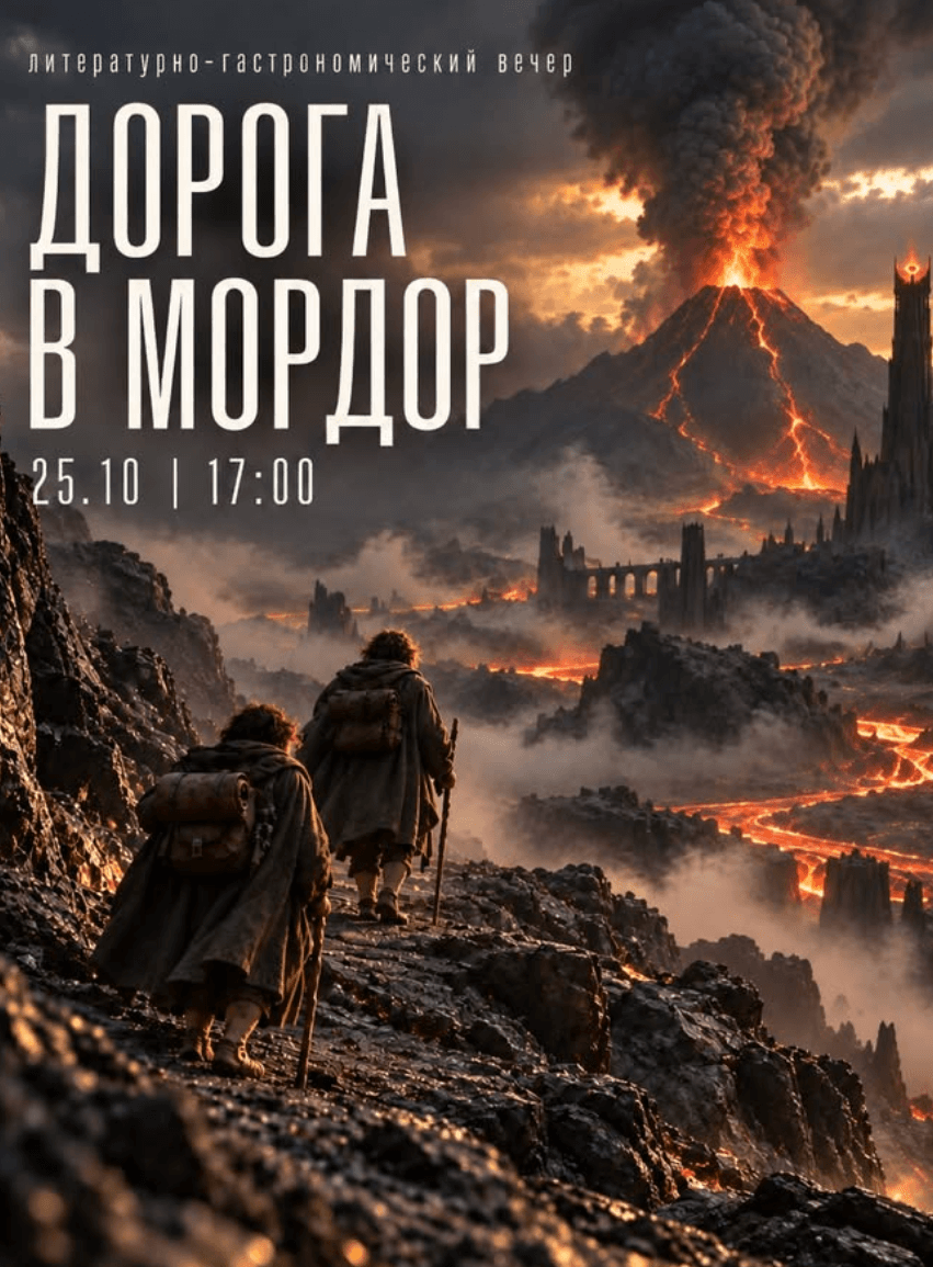 «ДОРОГА В МОРДОР» — литературно-гастрономический вечер — фото 2